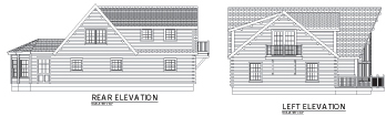 Tahoe rear and right elevations